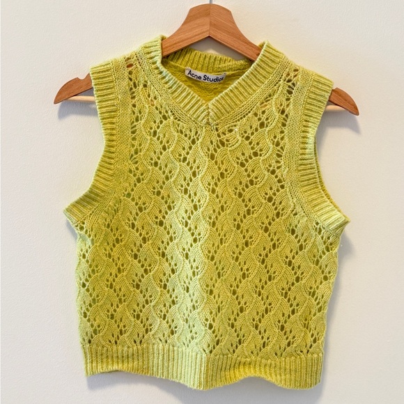 Acne Studios Sweaters - Acne Studios Lemon Knit Vest